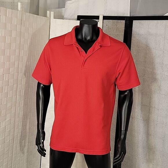 GRAND SLAM PERFORMANCE 3-BUTTON PLACKET WITH COLLAR MEN'S GOLD SHIRT G1 - Picture 4 of 15